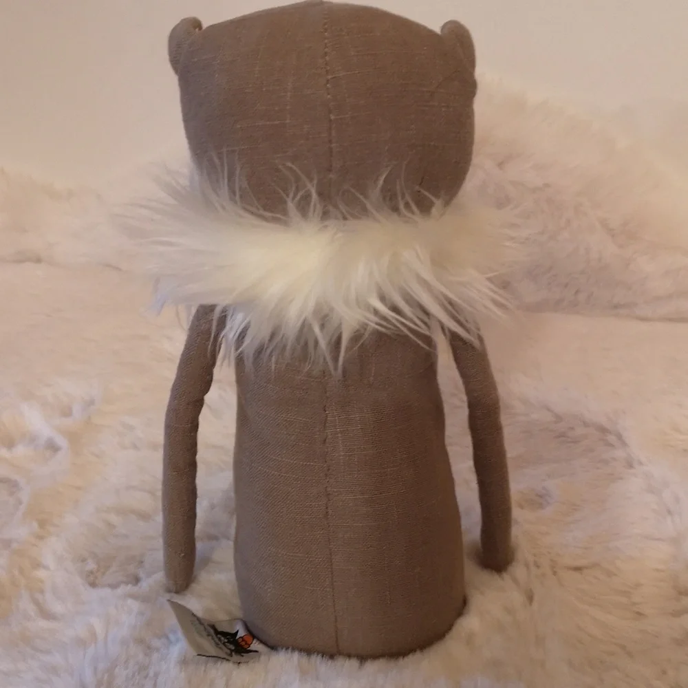 Jellycat Skandoodle Owl Plush Soft Toy Gray White Bird - Picture 3 of 6